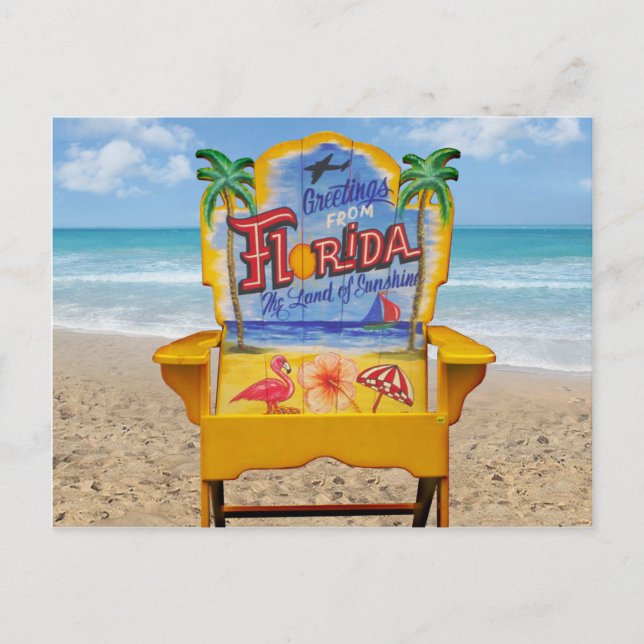 Cartão Postal Saudações da Flórida (Frente)