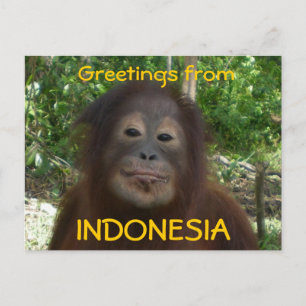 Cartão Postal Saudações da Foto INDONESIA