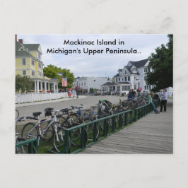 Cartão Postal Saudações Da Ilha Mackinac.