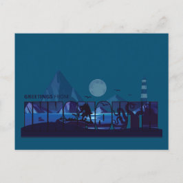 Cartão Postal Saudações da Innsmouth Devils Reef Lovecraft