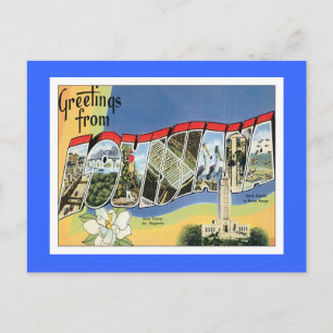 Cartão Postal Saudações Da Louisiana