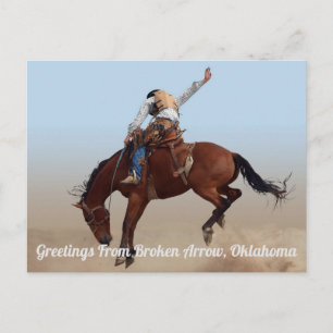 Cartão Postal Saudações Da Seta Quebrada, Cartão-Postal De Oklah