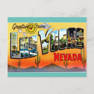 Cartão Postal Saudações da viagem de Las Vegas Nevadas