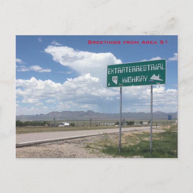 Cartão Postal Saudações da zona 51 (Frente)