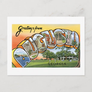 Cartão Postal Saudações de Augusta, GA!