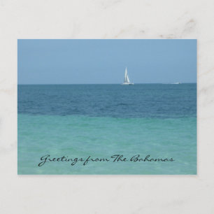 Cartão Postal saudações de bahamas