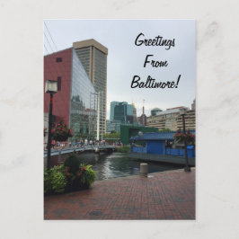Cartão Postal Saudações de Baltimore