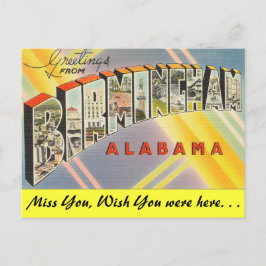 Cartão Postal Saudações de Birmingham