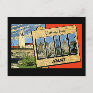 Cartão Postal Saudações de Boise Idaho
