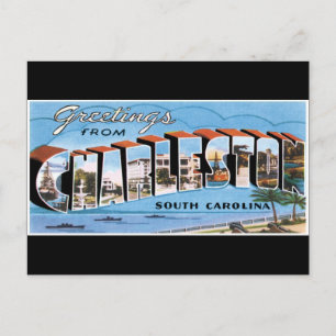 Cartão Postal Saudações de Charleston