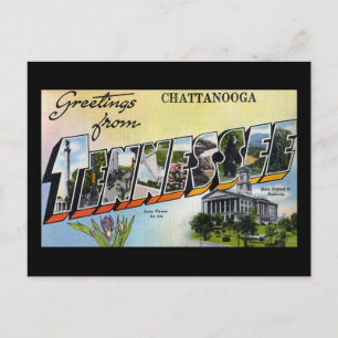 Cartão Postal Saudações de Chattanooga Tennesee
