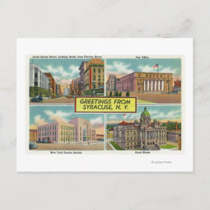 Cartão Postal Saudações de com Vistas Cênicas 2