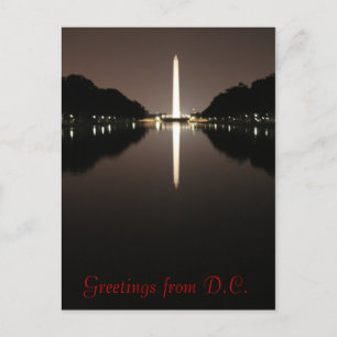 Cartão Postal Saudações de D.C.