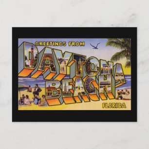 Cartão Postal Saudações de Daytona Beach, Flórida