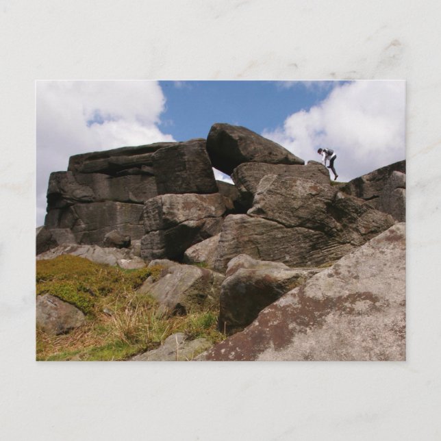 Cartão Postal saudações de derbyshire (Frente)