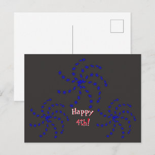 Cartão postal - Saudações de Fogos de Artifício