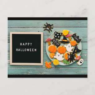 Cartão Postal Saudações de Halloween