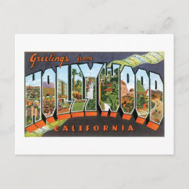 Cartão Postal Saudações de Hollywood!
