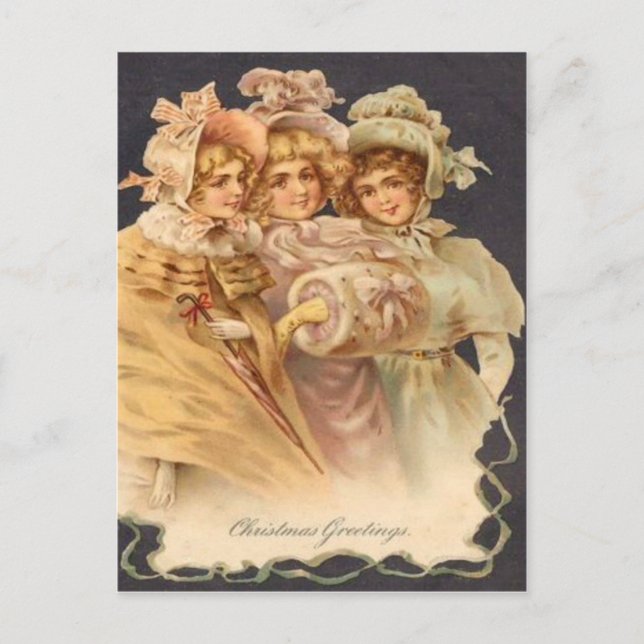 Cartão Postal Saudações de inverno (Frente)