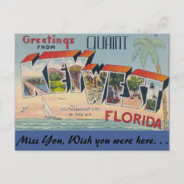 Cartão Postal Saudações de Key West