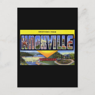 Cartão Postal Saudações de Knoxville Tennessee