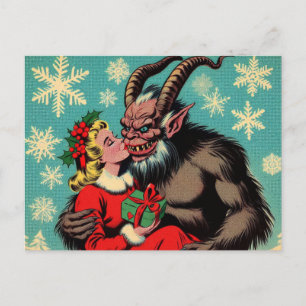 Cartão Postal Saudações de Krampus