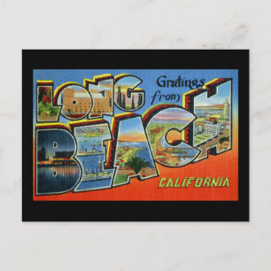 Cartão Postal Saudações de Long Beach California