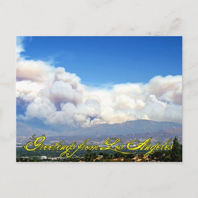 Cartão Postal Saudações de Los Angeles (Frente)