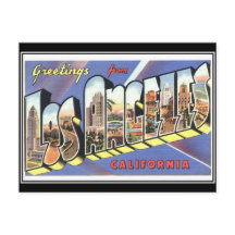 Saudações de Los Angeles Califórnia Vintage
