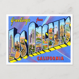 Cartão Postal Saudações de Los Angeles, Viagem da Califórnia