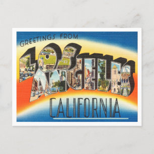 Cartão Postal Saudações de Los Angeles, Viagem da Califórnia