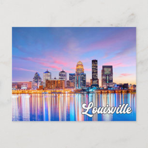 Cartão Postal Saudações De Louisville, Kentucky, EUA