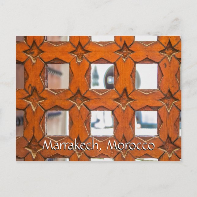 Cartão Postal Saudações de Marrakech Marrocos (Frente)