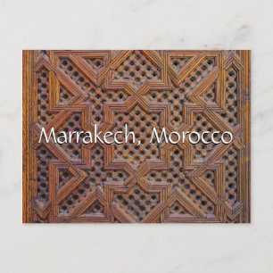 Cartão Postal Saudações de Marrakech Marrocos