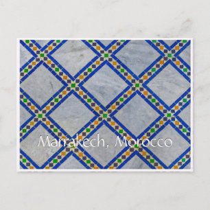 Cartão Postal Saudações de Marrakech Marrocos