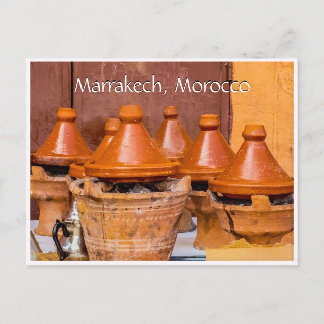 Cartão Postal Saudações de Marraquexe (Frente)