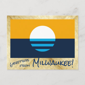 Cartão Postal Saudações de Milwaukee