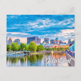 Cartão Postal Saudações de Montreal, Quebec, Canadá