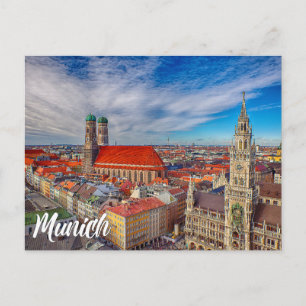 Cartão Postal Saudações de Munique, Alemanha