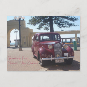 Cartão Postal Saudações de Napier, Nova Zelândia