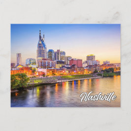 Cartão Postal Saudações De Nashville, Tennessee, EUA