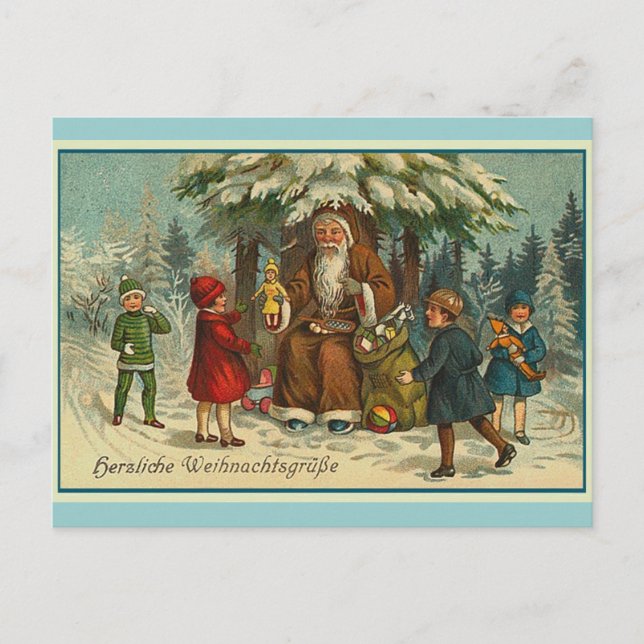 Cartão Postal Saudações de Natal (Frente)