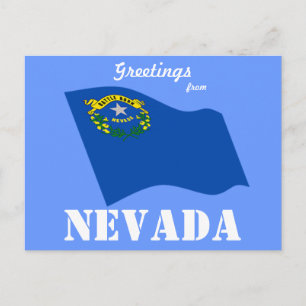 Cartão Postal Saudações de Nevada