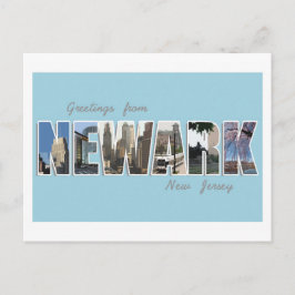 Cartão Postal Saudações De Newark, New Jersey - POSTCARD