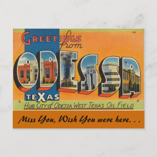 Cartão Postal Saudações de Odessa