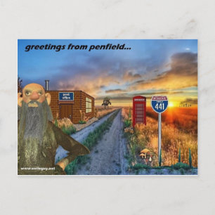 Cartão Postal saudações de penfield, nova york