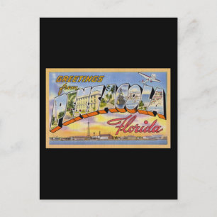 Cartão Postal Saudações de Pensacola Flórida