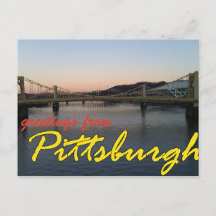 Cartão Postal Saudações de Pittsburgh