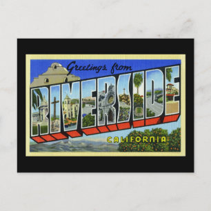 Cartão Postal Saudações de Riverside California