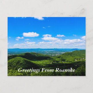 Cartão Postal Saudações de Roanoke